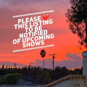 Please ❤️ this List to be notified of all upcoming shows!
